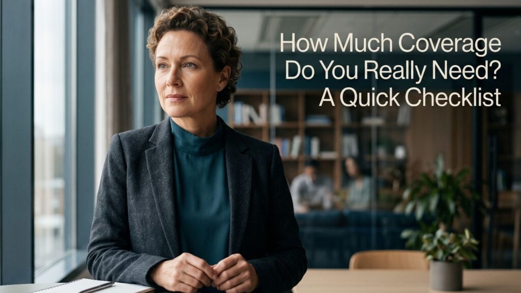 How Much Coverage Do You Really Need? A Quick Checklist