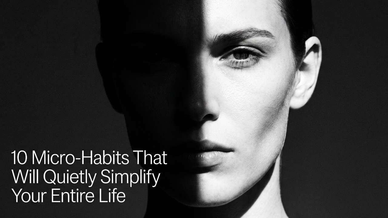 10 Micro-Habits That Will Quietly Simplify Your Entire Life